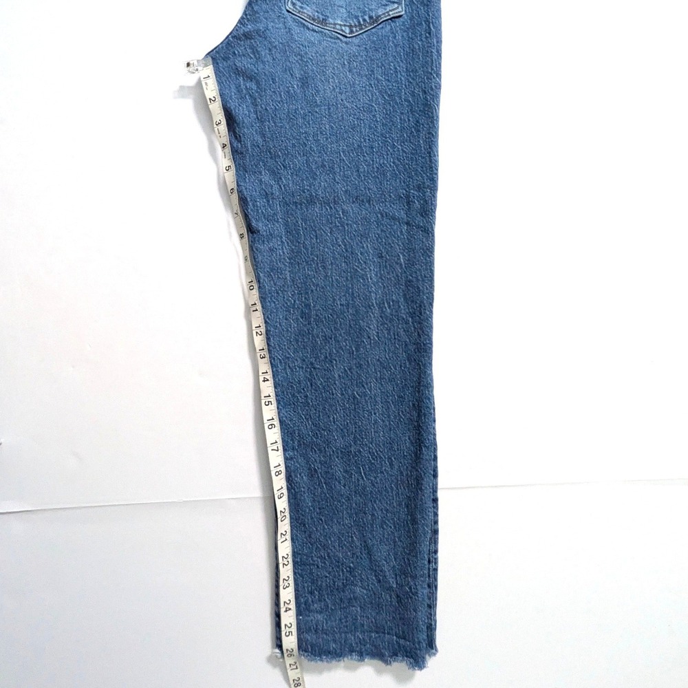 Good American Good Classic Jeans Cotton Lyocell Raw Hem Size 8/29 GCRH086TFT - Picture 8 of 10